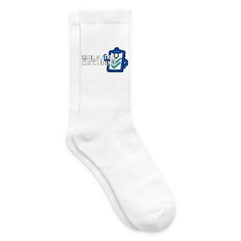 Erster Pflegetag Geschenk für Pflegefachkräfte - Tennissocken - Weiß - Rechts