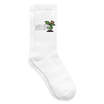 Erste Aussaat Geschenk für Kleingarten-Neulinge - Tennissocken - Weiß - Rechts