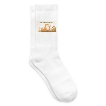 GENAU WIE DIESE FETTE KATZE - Tennissocken - Weiß - Rechts