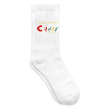 Kamelle Magnet Zoch Rosenmontag Kölner Karneval - Tennissocken - Weiß - Rechts