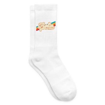 Berlin - Retro Sticker - Deutschalnd - Germany - Tennissocken - Weiß - Rechts
