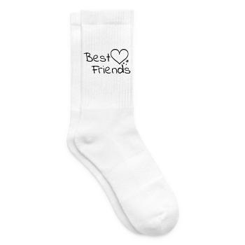 Meilleurs amis - Chaussettes de tennis - blanc - Droite