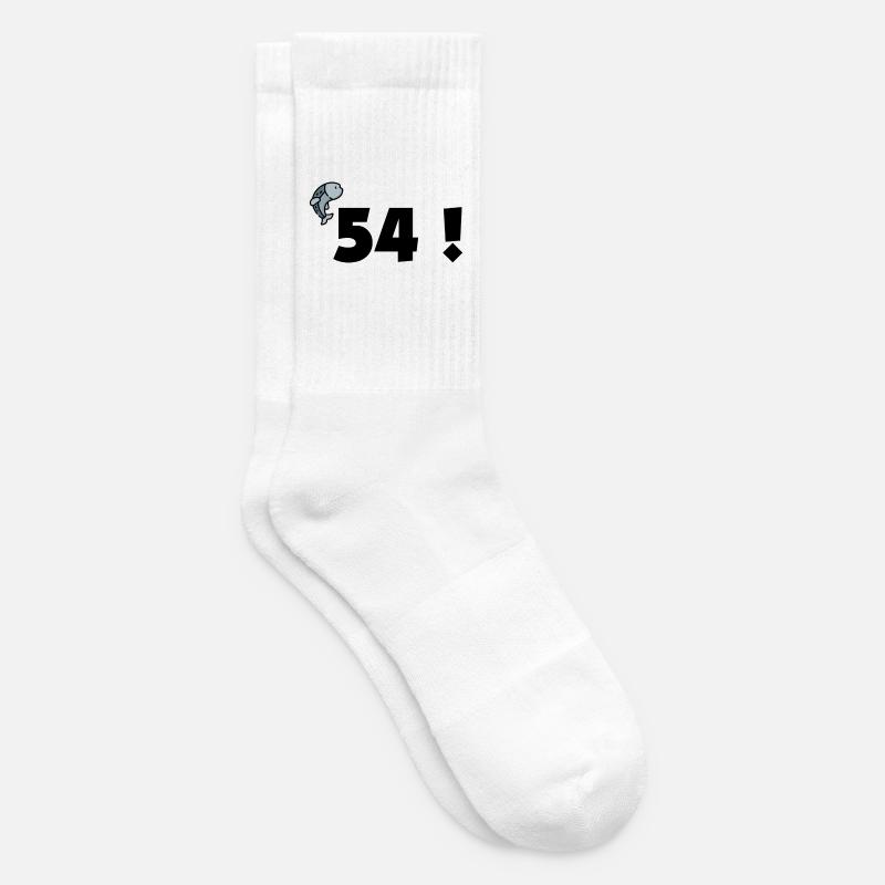 54 ! - Chaussettes de tennis - blanc