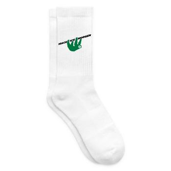 Faultier Mach ich morgen Spruch Prokrastination - Tennissocken - Weiß - Rechts