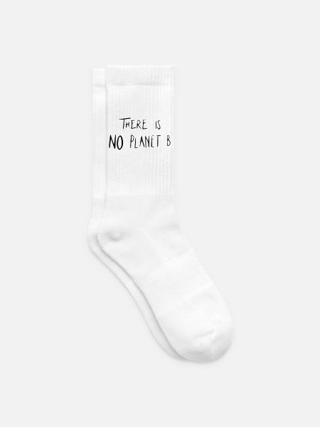 There is NO Planet B - Tennissocken - Weiß
