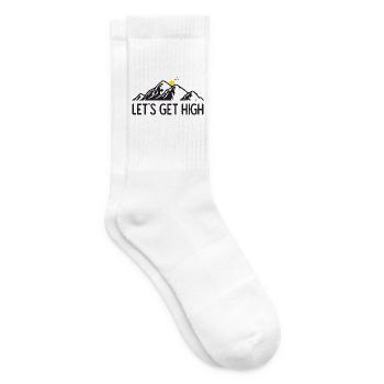 Berge - Auf geht's hoch hinaus - Tennissocken - Weiß - Rechts