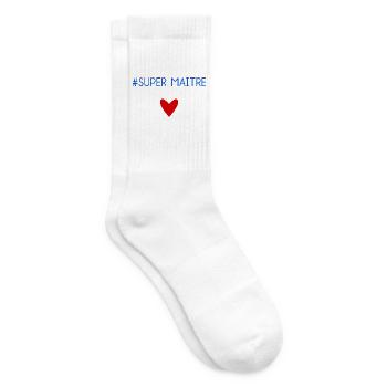 MEISTER. MEISTER. VIELEN DANK. DANKE, MEISTER. MEISTER - Tennissocken - Weiß - Rechts