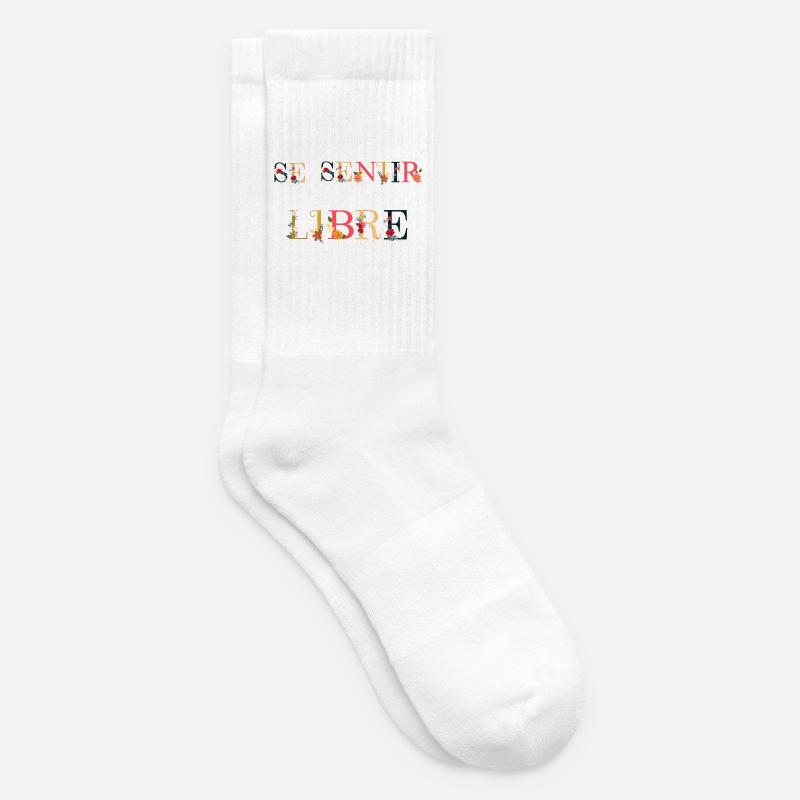 Se Sentir Libre - Chaussettes de tennis - blanc