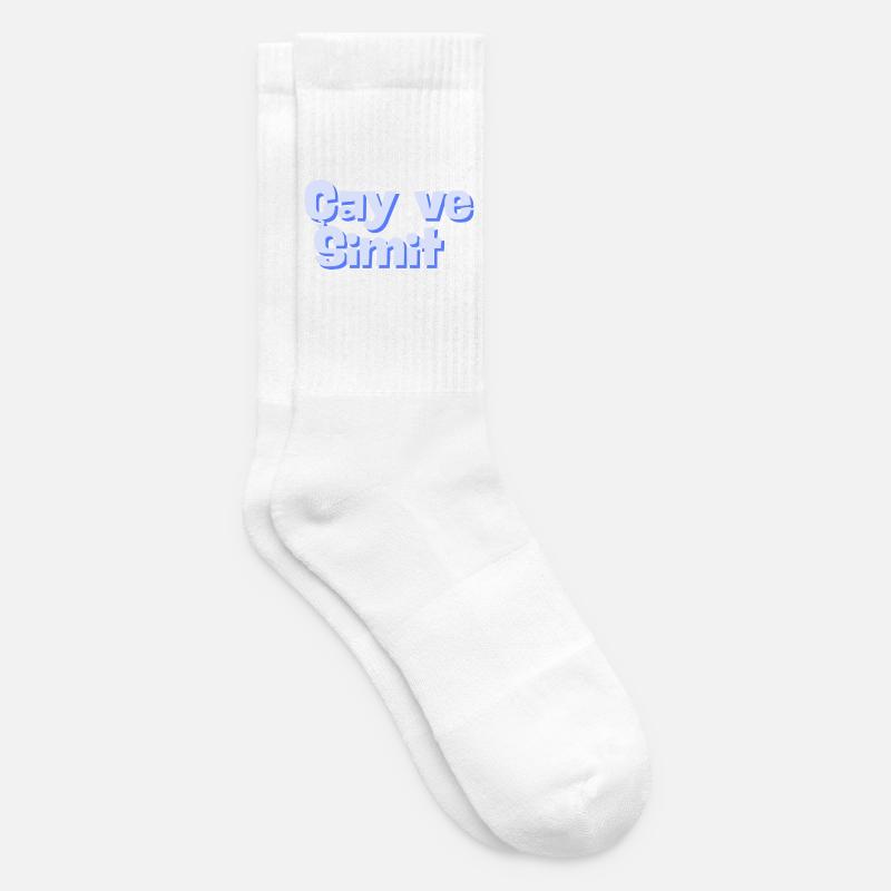 Cay & Simit - Tennis socks - white