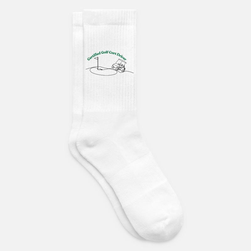 Certified Golfcart driver - Tennissocken - Weiß