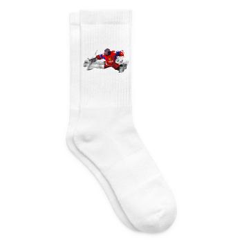 Eishockey Torwart - Tennissocken - Weiß - Rechts