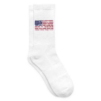 Cycling USA - Tennis socks - white - Right