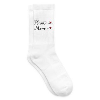 Pflanzenmama-Herz - Tennissocken - Weiß - Rechts