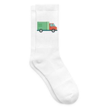 Lieferauto - Tennissocken - Weiß - Rechts