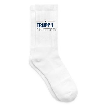 Jugendfeuerwehr Truppshirt – Trupp 1 Löschhelden - Tennissocken - Weiß - Rechts