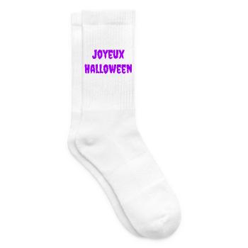 HALLOWEEN. KÜRBIS. HALLOWEEN-KÜRBIS. ANGST - Tennissocken - Weiß - Rechts