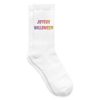 HALLOWEEN. KÜRBIS. HALLOWEEN-KÜRBIS. ANGST - Tennissocken - Weiß - Rechts