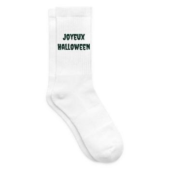 HALLOWEEN. KÜRBIS. HALLOWEEN-KÜRBIS. ANGST - Tennissocken - Weiß - Rechts