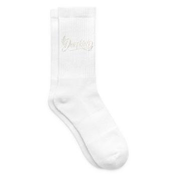 Dorfkind mit Ähren im rustikalen Landstil - Tennissocken - Weiß - Rechts