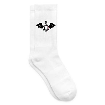 Fledermaus Discokugel Icon - Tennissocken - Weiß - Rechts