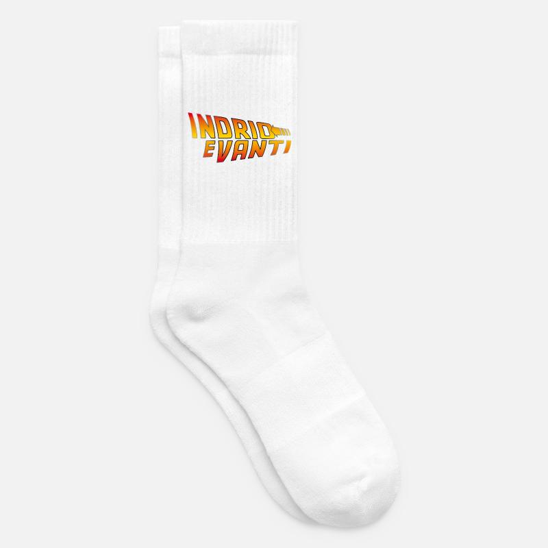 Indrio e vanti - back and forward - Tennis socks - white