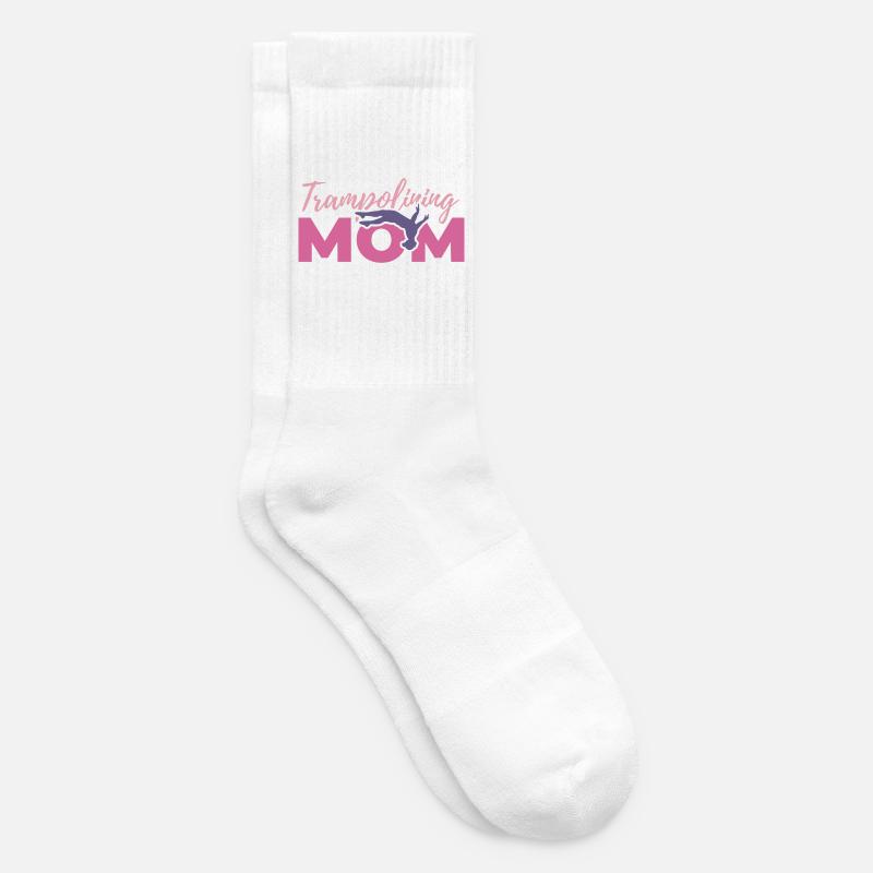 Trampolinspringer Mutter - Tennissocken - Weiß