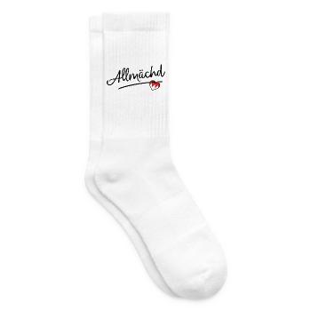 Allmächd - Tennis socks - white - Right