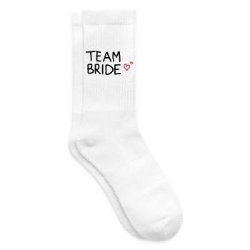 Team Bride - Tennissocken - Weiß - Rechts