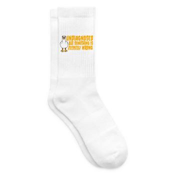 Undiagnosed But Something Is Definitely Wrong Möwe - Tennissocken - Weiß - Rechts