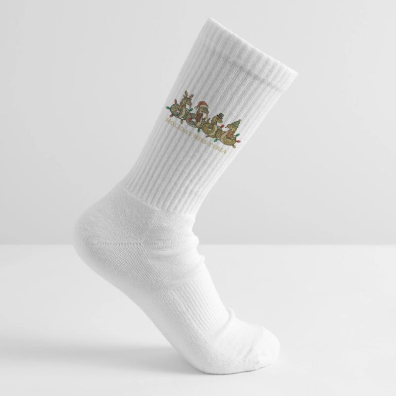 King Python Christmas Lights Gift Tennis socks