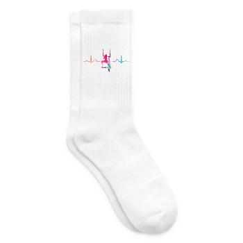 Écrographie du rythme auditif aérien, trapèze nuageux - Chaussettes de tennis - blanc - Droite