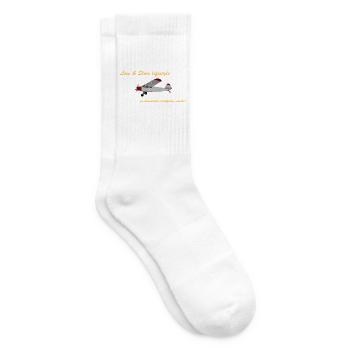 Low&Slow Piper Cub - Tennissocken - Weiß - Rechts