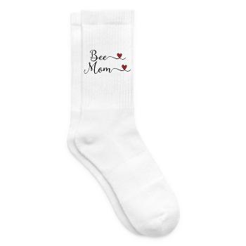 Imkerin - Bee Mom - Tennissocken - Weiß - Rechts