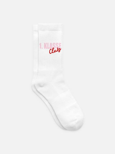 Schulanfang Einschulung 1. Klasse - Tennissocken - Weiß