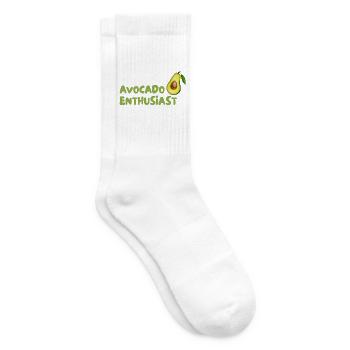 Avocado Enthusiast Design - Tennissocken - Weiß - Rechts