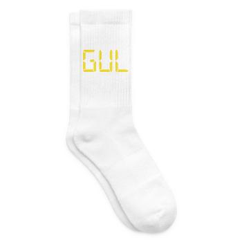 Gelb – LCD - Tennissocken - Weiß - Rechts