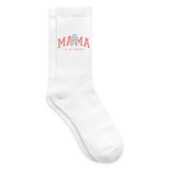 Mama den ganzen Tag jeden Tag - Tennissocken - Weiß - Rechts