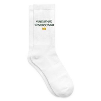 Wenn Mama Nein sagt frage ich die Oma - Tennissocken - Weiß - Rechts