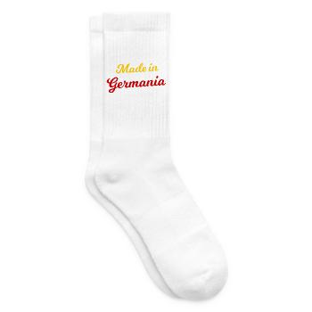 Made in Germany Vintage Script - Tennissocken - Weiß - Rechts