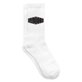 Baddie Retro Streetwear Vibes - Tennissocken - Weiß - Rechts