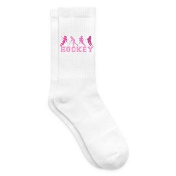 Feldhockey Spielerinnen Hockey Für Frau Mädchen - Tennissocken - Weiß - Rechts
