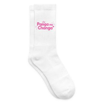 Panga No Changa – Pink Queen Einstellung - Tennissocken - Weiß - Rechts
