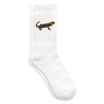Leuchtender Flecken Salamander - Tennissocken - Weiß - Rechts
