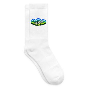 Bayerischer Wald - T-Shirt Pixelwald - Tennissocken - Weiß - Rechts