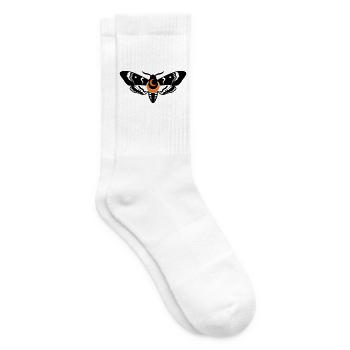 Halbmond Motte Gothic Icon - Tennissocken - Weiß - Rechts
