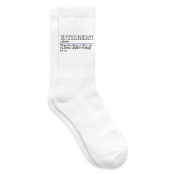 Alltagsflucht Bergtour Unterbergt Berge Wandern - Tennissocken - Weiß - Rechts