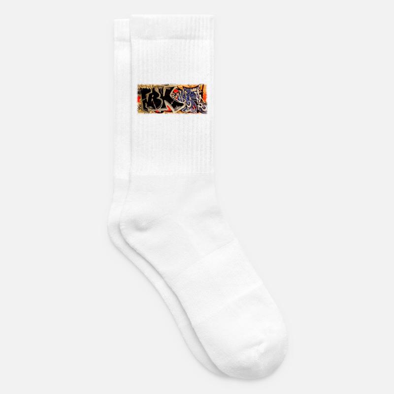 Graffiti - Tennissocken - Weiß