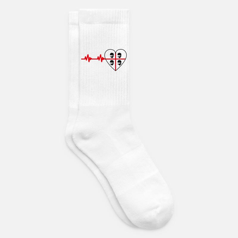 4 Mori Maskierte Puls - Tennissocken - Weiß