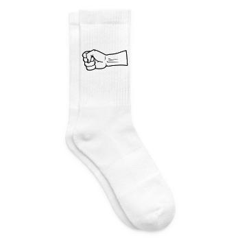 Fausthand Vektor - Tennissocken - Weiß - Rechts
