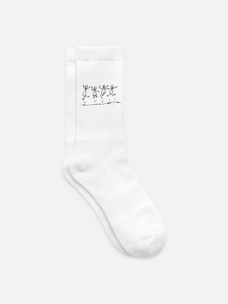 Begeisternd - Lebensfreude, die ansteckt - Tennissocken - Weiß